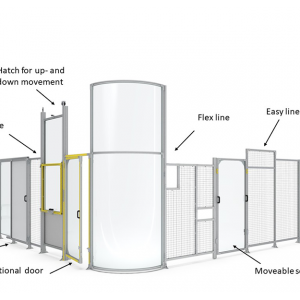 Safety fence aluminum