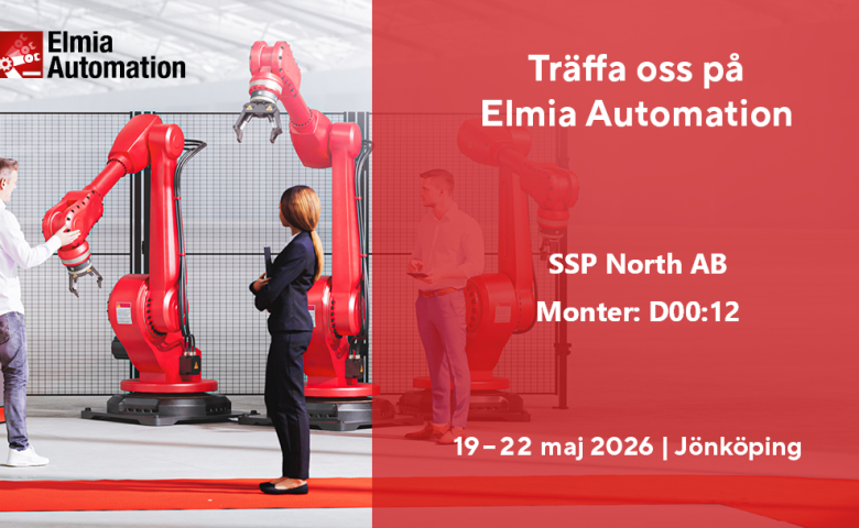 Vi ställer ut på Elmia Automation 2026 - SSP NORTH.