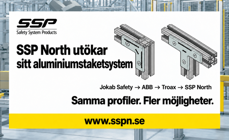 SSP North tar över befintligt aluminiumstaket från Troax - SSP NORTH.